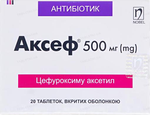 Аксеф табл.в / об. 500мг N20